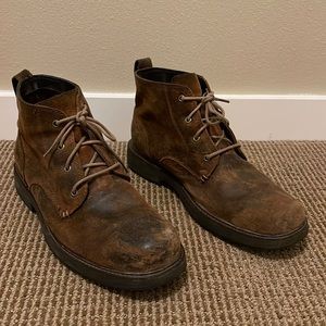 Wolverine W06364 Suede Leather Raider Multishox Work Boots Men's Sz 10.5 USA